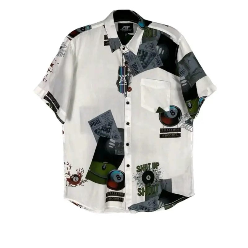 AIF KEMEJA MOTIF AMERILLO RAYON PREMIUM PRIA WANITA Santai Pendek