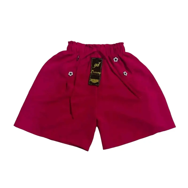 Bawahan Dapet 6 Pcs Celana Hotpants Crinkle Termurah Anak Perempuan - Fashion Hotpants Kancing Anak Usia 2-11 tahun 4