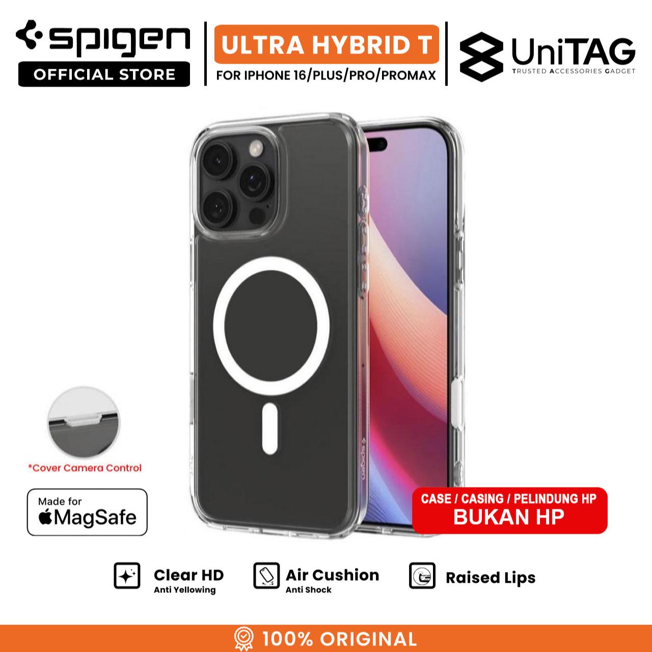 SPIGEN Case For iPhone 16 Pro Max Plus Ultra Hybrid T MagFit MagSafe Anti Crack Camera Control Casing