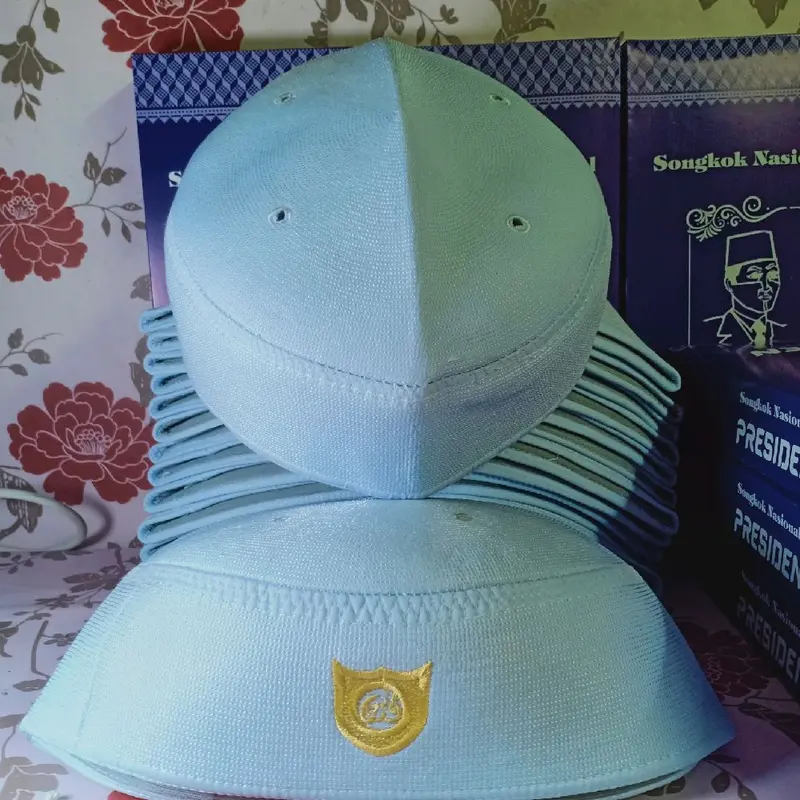 Peci Malaysia peci haji peci putih nyaman Kopiah 4