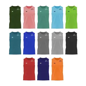 JERSEY BAJU Singlet Olahraga Pria  Baju Lekbong  Training Futsal Fitnes Gym Running Murah Import SIZE M L XL XXL