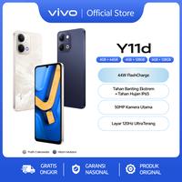 Gambar [NEW LAUNCH] vivo Y11d - 6500mAh + 44W FlashCharge, Tahan Banting Ekstrem, Tahan Hujan IP65, 50MP Kamera Utama, Layar 120Hz Ultra Terang - 4+64, Putih Cakrawala dari vivo Indonesia Kab. Tangerang 2 Tokopedia