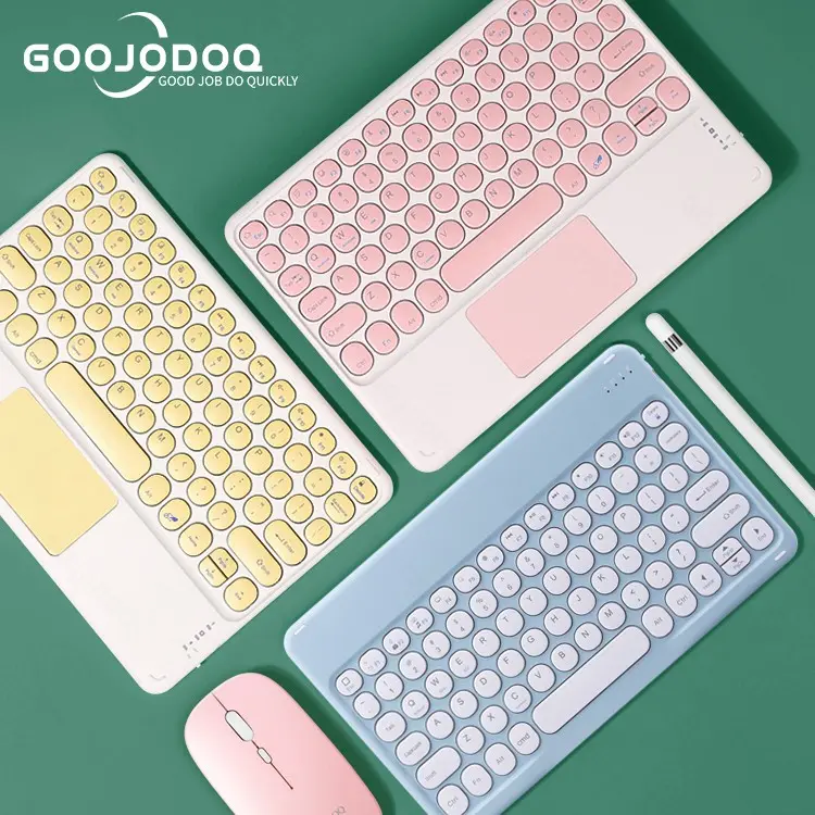 Goojodoq Bluetooth Keyboard pad phone Tablet Wireless Keyboard 0