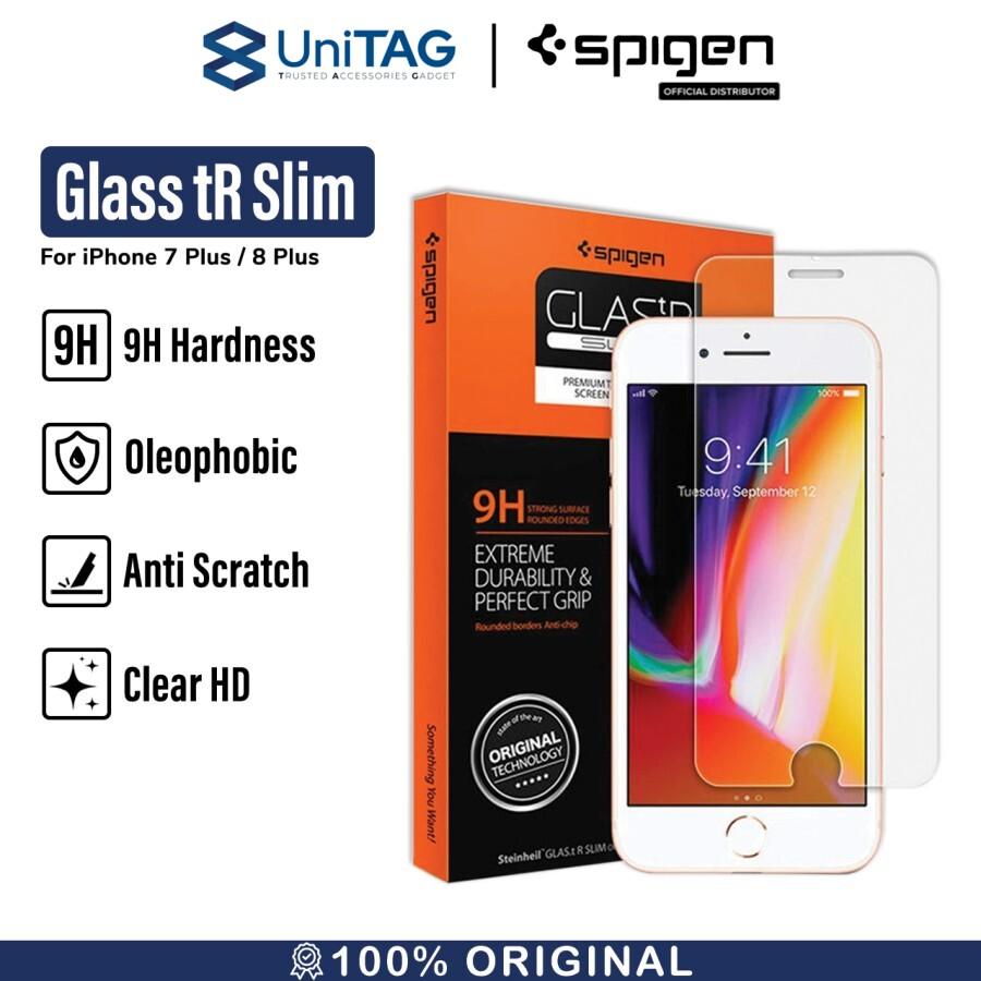 Spigen iPhone 8 / 7 Plus Tempered Glass 1 Pack GlastR Slim - Clear 043GL20608