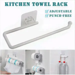 Gantungan Tempel Tisu Baju Kain Kertas Toilet Handuk Serbaguna 27.5cm 1PCS