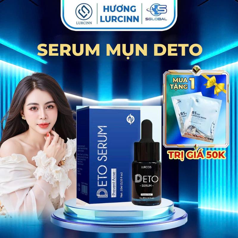  Serum  Làm Đẹp Da  Chăm Sóc Da Mụn  Giảm Thâm  Lurcinn Deto Lurcos Skincare cho Phụ Nữ   Việt Nam Women 