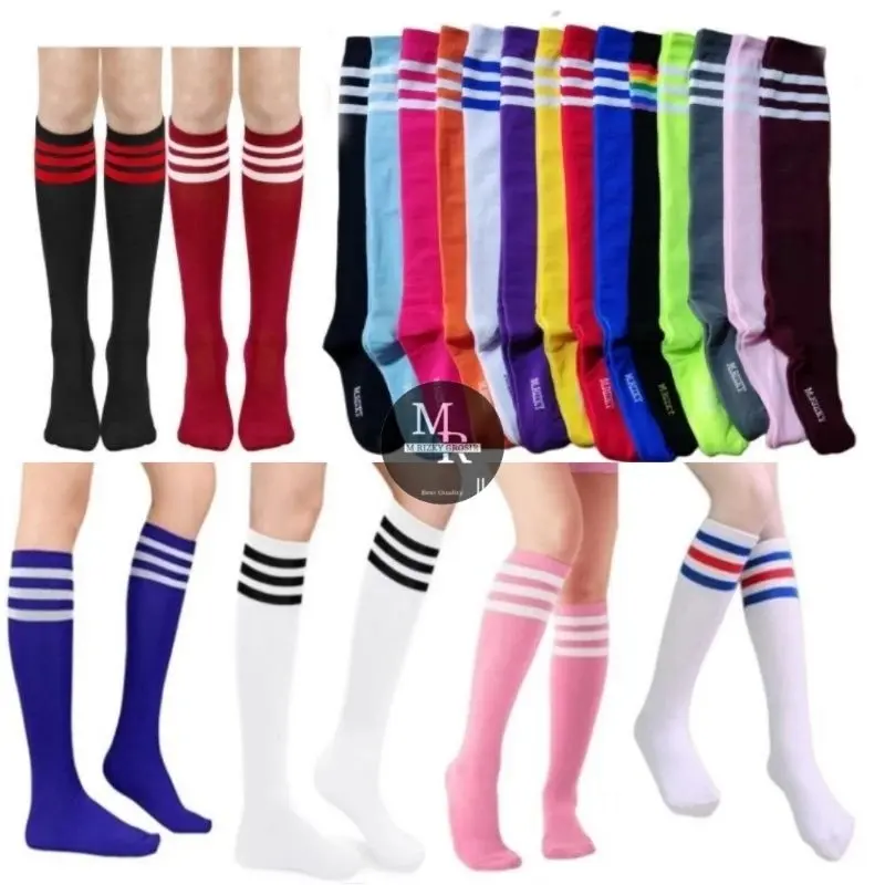 Kaos Kaki Panjang Selutut Bergaris/Kaos Kaki Garis Panjang Selutut Dewasa/Kaos Kaki Old school selutut. Selutut nilon garis 3