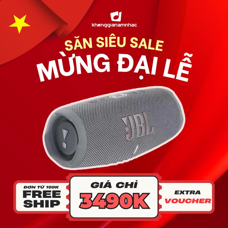 Loa Di Động Bluetooth JBL Charge 5- Nghe Nhạc, Củ Loa, Chống nước, Bass căng, Nhỏ gọn