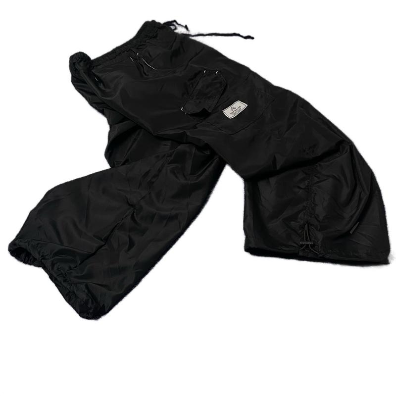Cargo parasut panjang pria/wanita original Celana Dewasa Distro Slimfit Cowok Katun Hitam Casual 8
