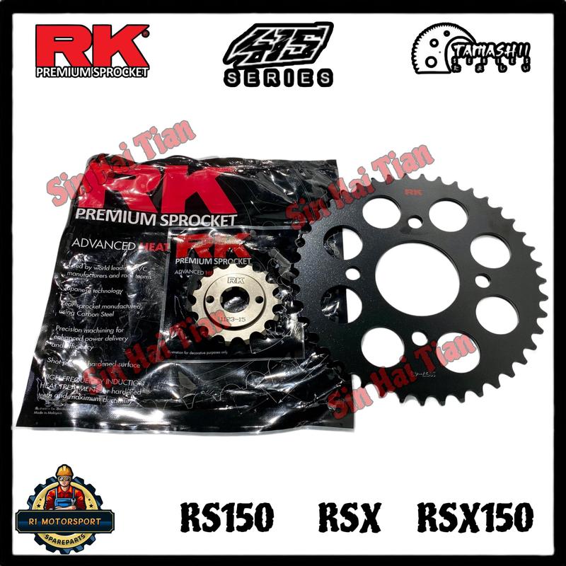 RK TAMASHII RS150 RSX150 RSX 415 Black Carbon Steel Sprocket - TikTok ...