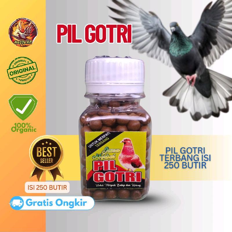 JAMU MERPATI PIL GOTRI 250 BUTIR KHUSUS TERBANG 0
