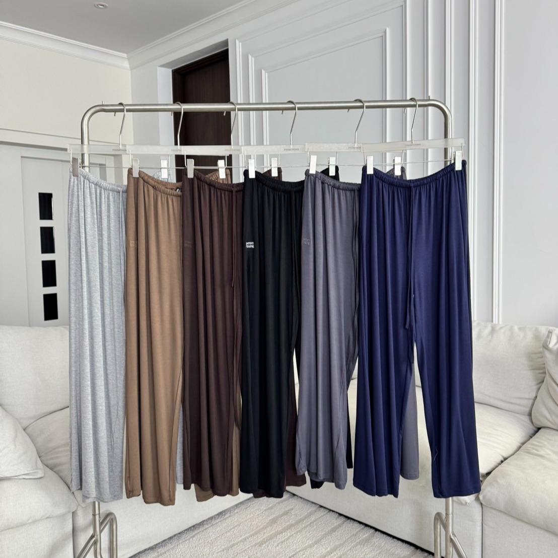 PTW02 กาเกงขายาวผ้าเรย่อน PROMTHONG