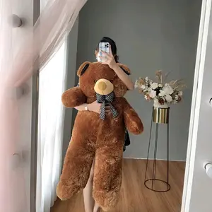 Boneka Beruang Teddy Bear jumbo Pita 90cm Boneka Lucu Lembut anak Dolls Hadiah Toys