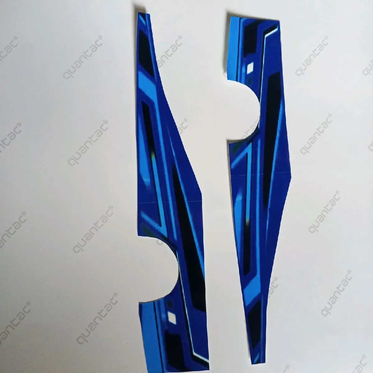 stiker miniatur Livery bus custom biru