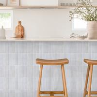 Gambar 【COD】【Have stock】DISKON SPESIAL! 10Pcs Matte Wallpaper Dinding Ruang Tamu Motif Marmer - Kesan Mewah & Elegan Tambah Cantik  Rumah Jadi Kinclong Anti Air Mudah Pasang wallpaper & dekorasi dinding vintage silver wall Kamar Kayu Kertas - Long light Gray Matte 10PCS dari Commomy decor Kab. Tangerang 4 Tokopedia