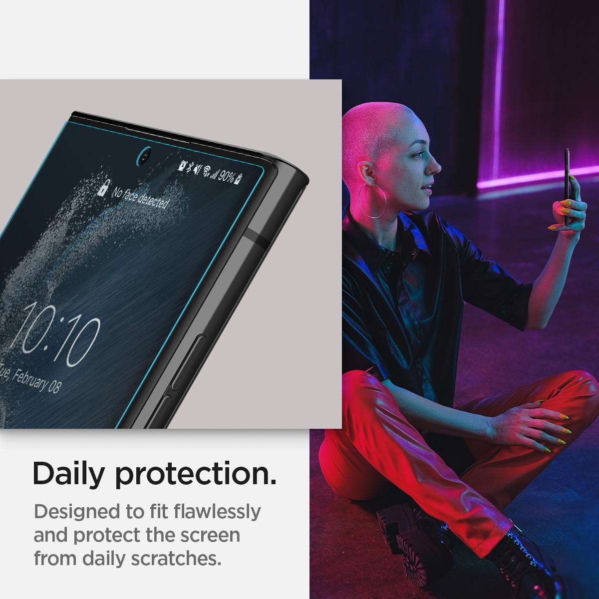 Screen Protector Samsung Galaxy S22 Ultra Plus Spigen Neo Flex Film