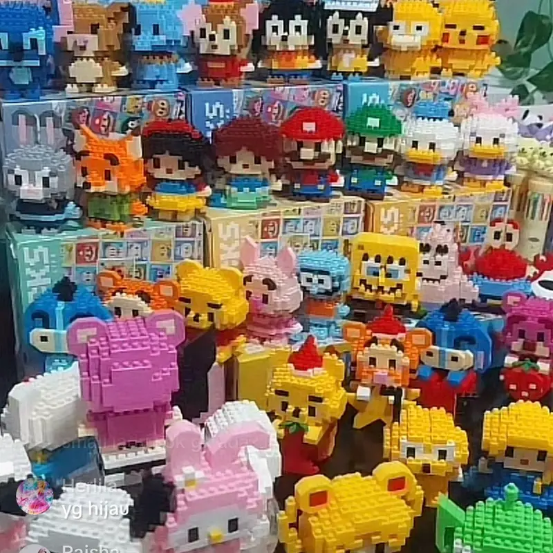 Paket Usaha bricks Isi 20+1 pcs karakter beda beda 0