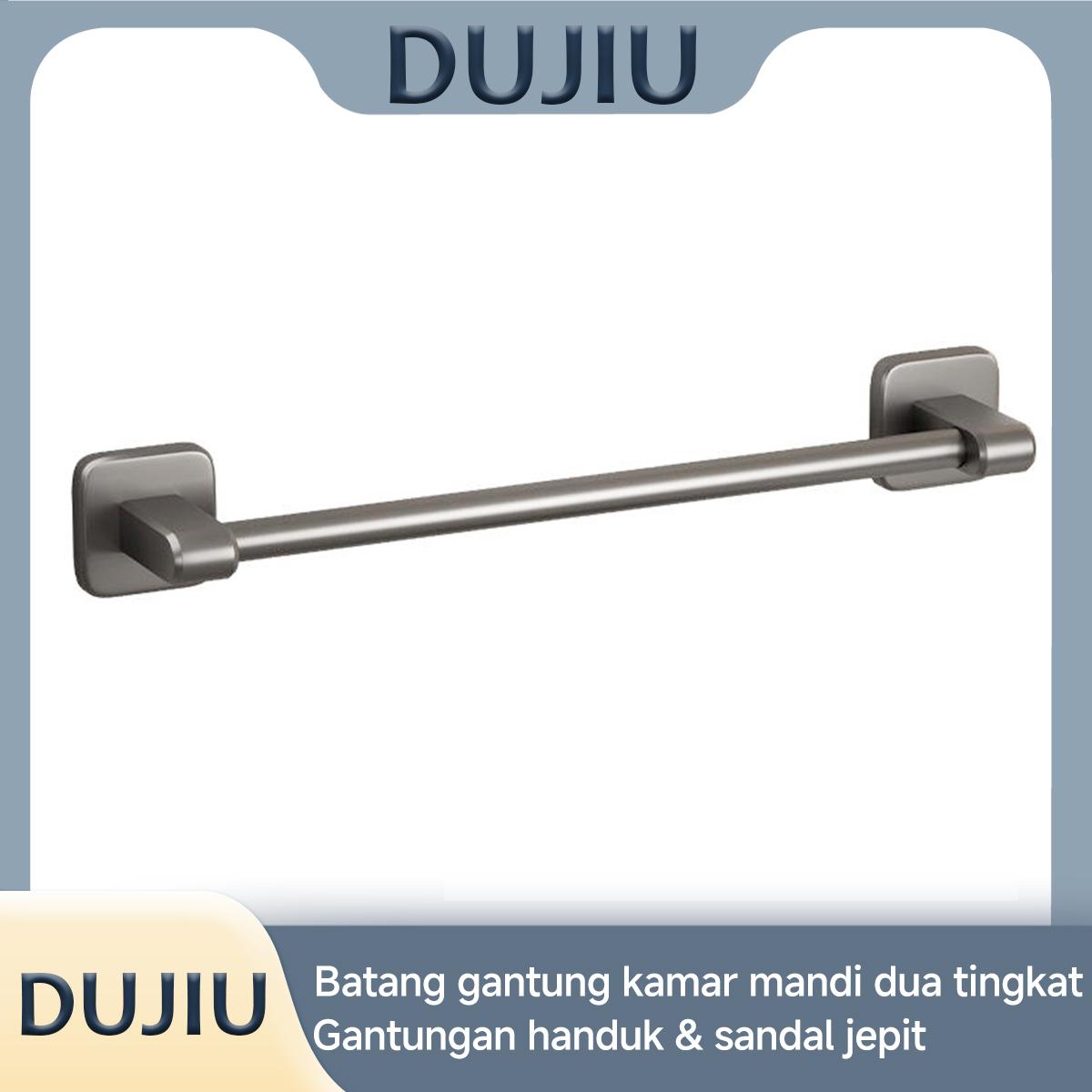 BOGAGROUP Rak Handuk Dinding Mewah Minimalis, Tanpa Bor Tanpa Paku Mudah Dipasang, Anti Karat Anti Lembab Kuat Awet Organizer Kamar Mandi Dapur Rumah Tangga