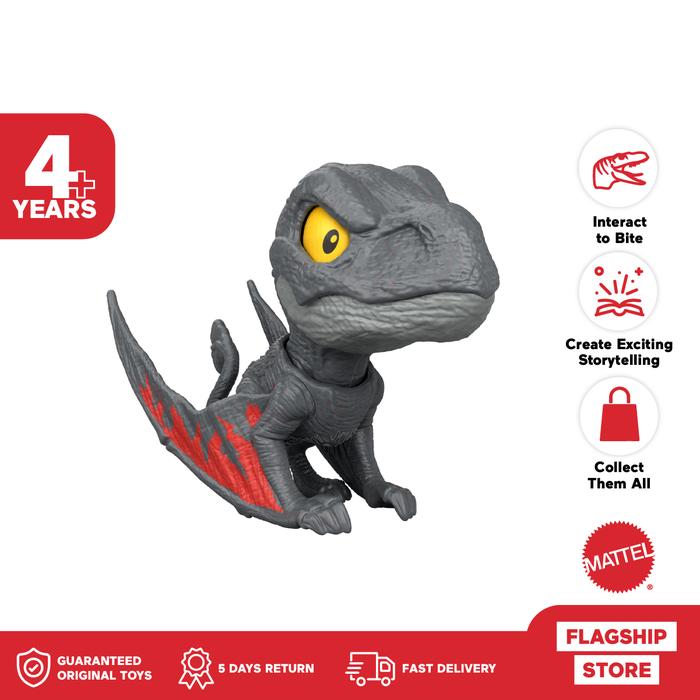 Gambar Jurassic World Mighty Little Biters Dimorphodon - Mainan Action Figure dari Mattel Indonesia_NEW Kota Tangerang Tokopedia