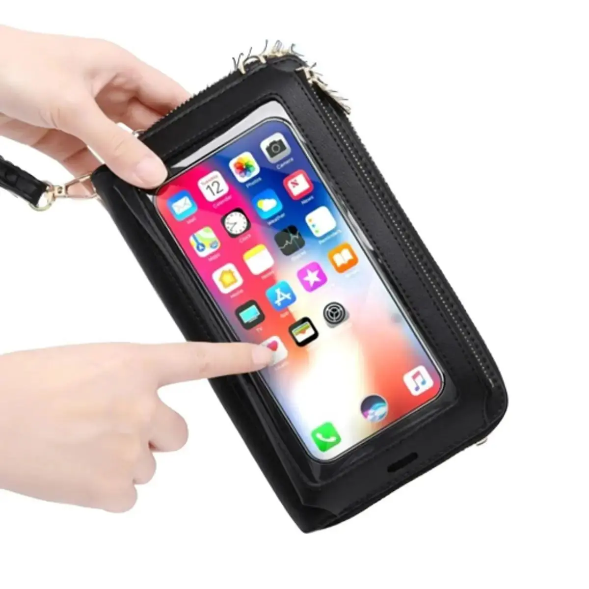 Dompet HP Selempang Wanita Trend Korea Desain Stylish & Praktis Multifungsi untuk Kartu dan Uang