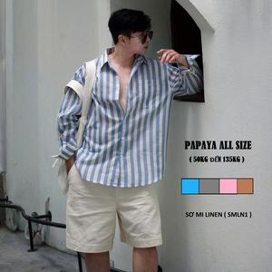 [ Có Bigsize ] Áo sơ mi nam Linen có túi siêu nhẹ siêu thoáng mát. SMLN1