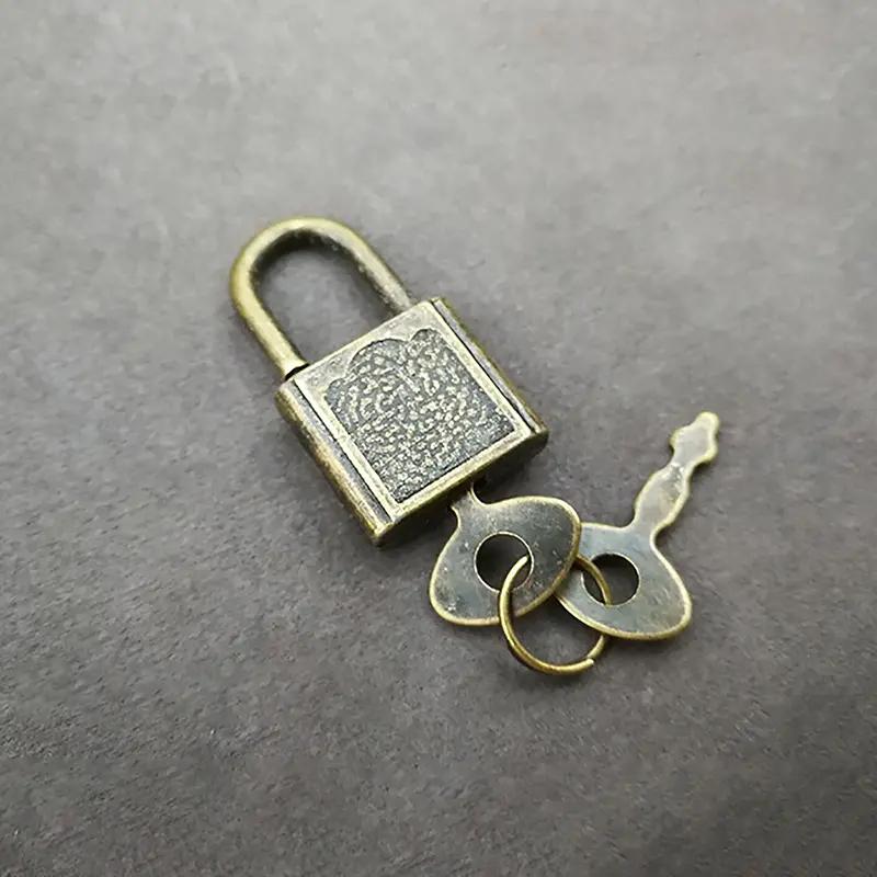 khóa treo mini retro cho cuốn nhật ký nhỏ khóa hộp hành lý với keys hợp kim kẽm…