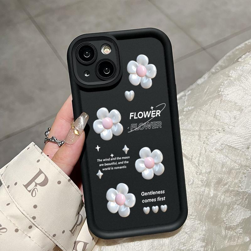 Casing Hp Untuk OPPO A60 Case Hp Pola Bunga Kartun Casing Ponsel Cesing Silikon lembut Kesing pelindung Kasing Anti guncangan 2