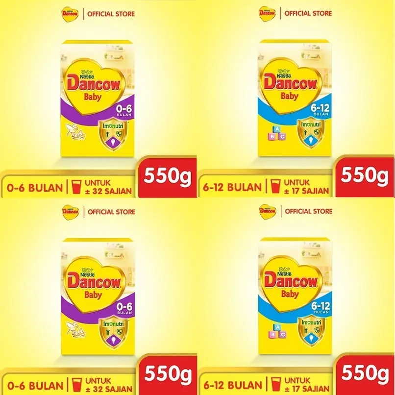 Susu Dancow baby 0-6 / Dancow baby 6-12 550gr