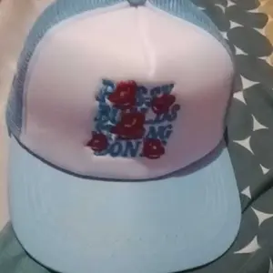 Topi trucker red lips Embroidery baseball fashion summer net cap hap topi visor outdoor