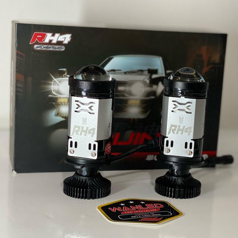 Lampu utama socket H4 mini biled raijin kuro RH4 0