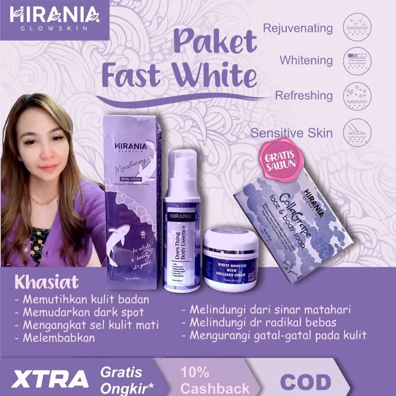 Paket Fest White Free SABUN (LOTION+BODYBOSTER+DOSTING ESSENCE) Memutihkan Pencerah Memudarkan Soap 0