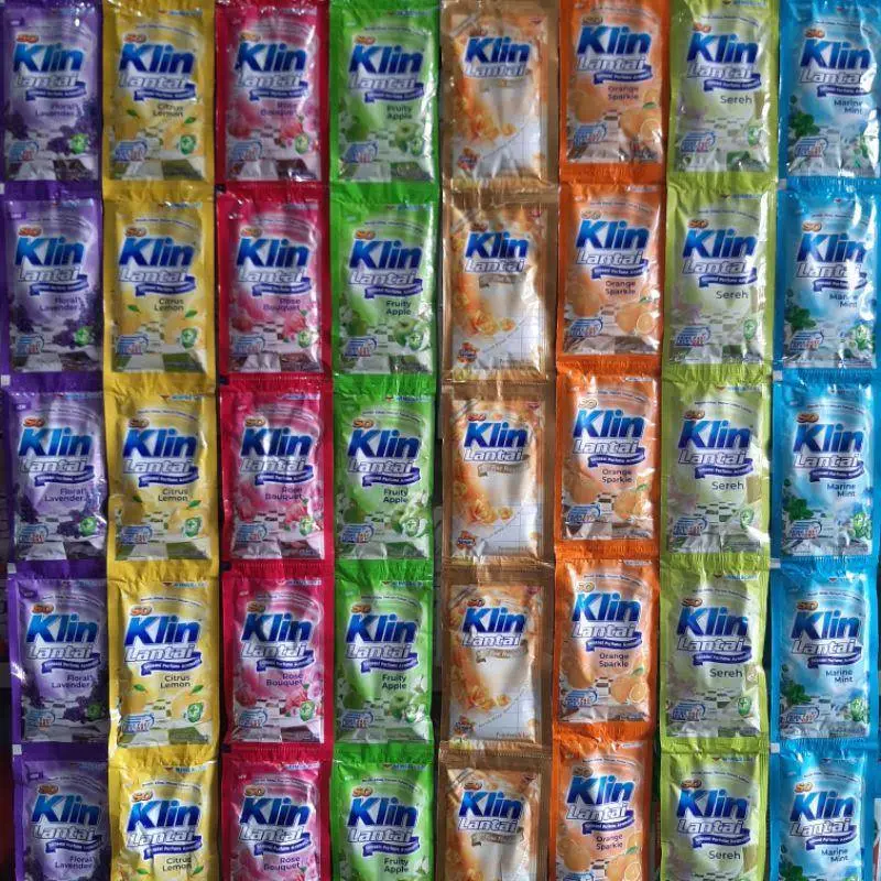 [12 Sachet]Soklin Lantai Renceng Pembersih Lantai 12x23ml