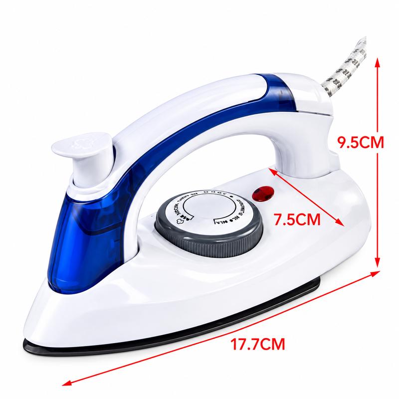 Bàn Là Hơi Nước Cầm Tay Công Suất 800W Bàn Ủi Hơi Nước Du Lịch Nhỏ Gọn Mini Gấp Gọn Mang Đi Du Lịch