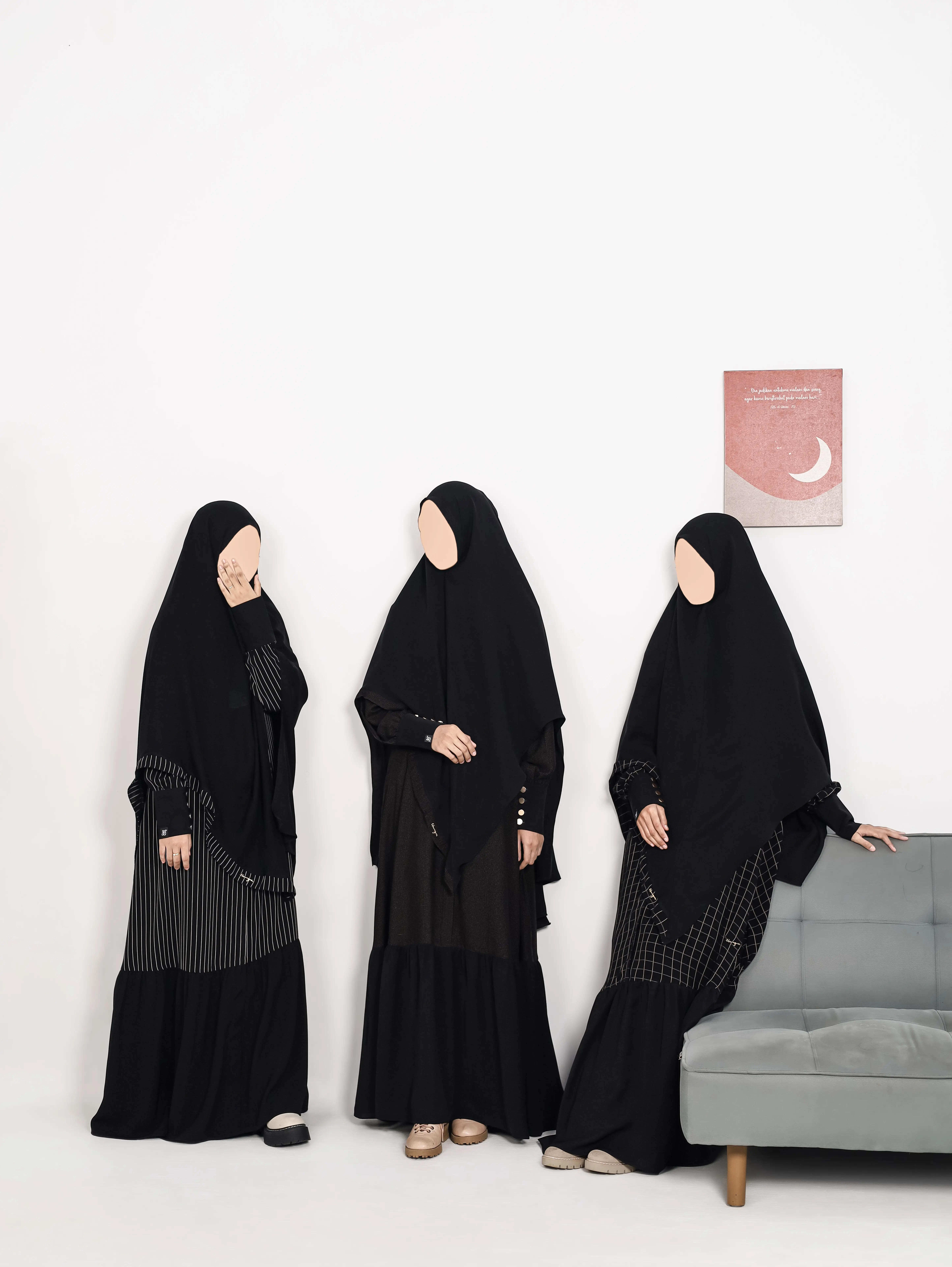 READY SET DRESS SYAR'I ZENNA SERIES MONOCHROM