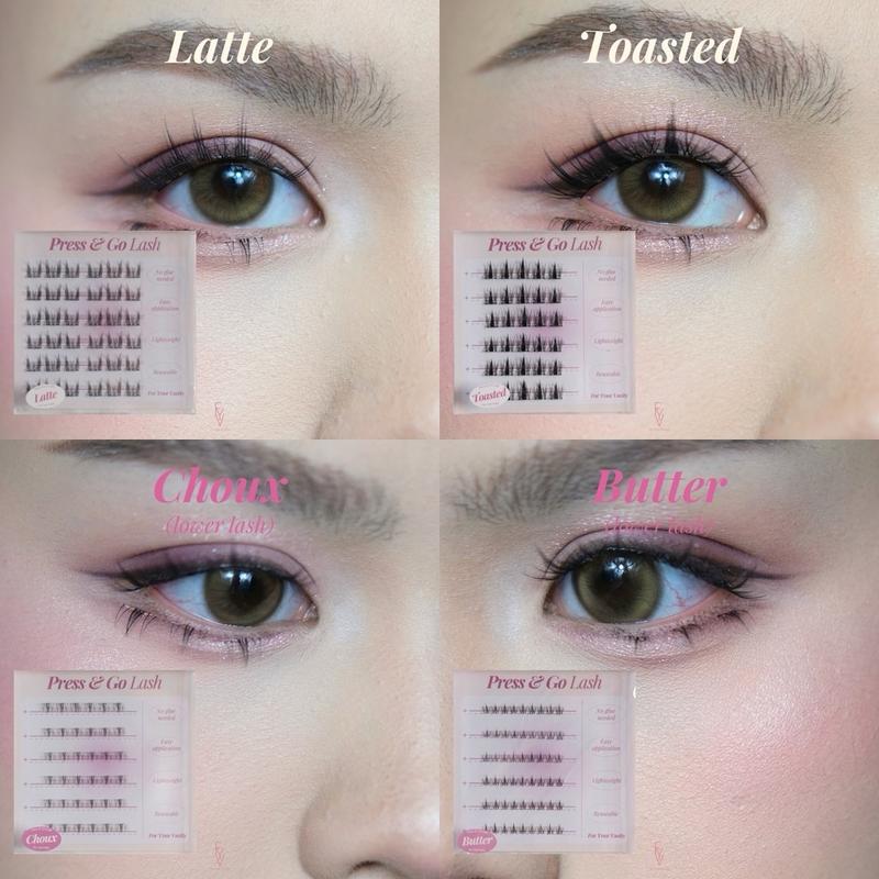 Press&Go Lash For Your Vanity Bulumata/Eyelash Individual/ bulu mata tanpa lem cluster lashes 5