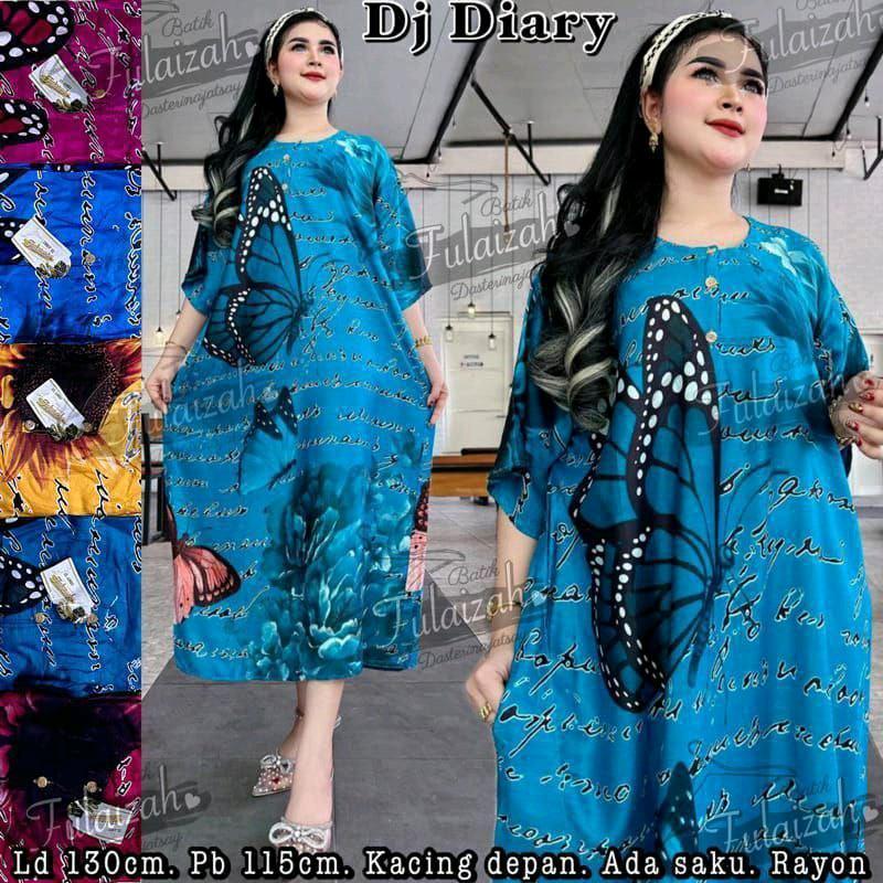 daster jumbo ld 130 cm pb 115 cm kancing depan, saku 0