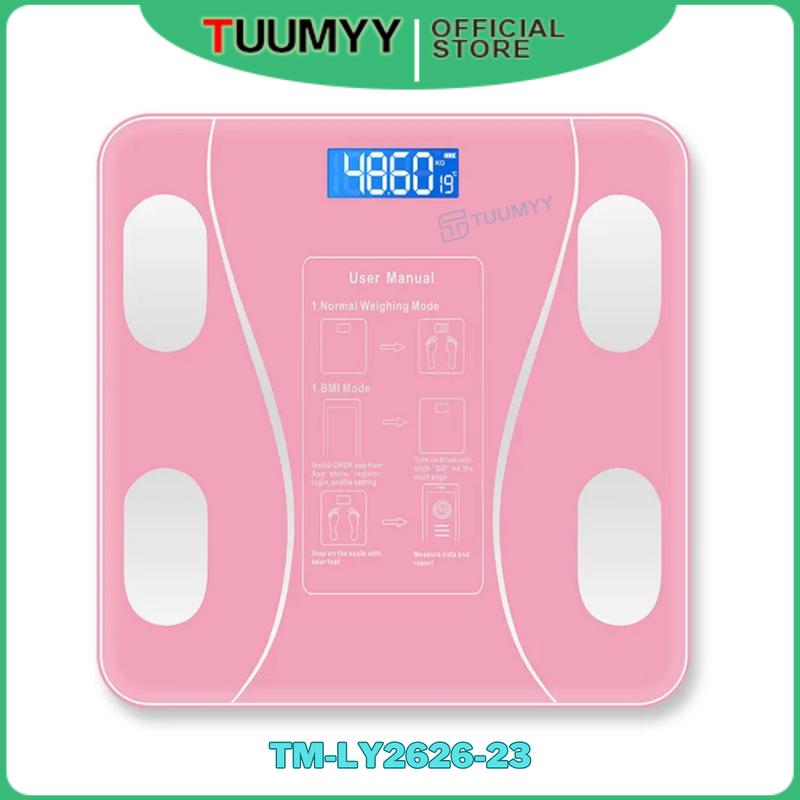 [COD] SMART SCALE TIMBANGAN BERAT BADAN DIGITAL KESEHATAN ALAT UKUR KADAR LEMAK SMART BODY FAT TM-LY2626 2