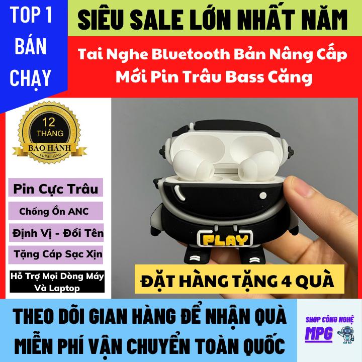 [ Xả Kho Giá Gốc ] Tai Nghe Bluetooth Bản Nâng Cấp Hỗ Trợ Mọi Dòng Máy Bảo Hành 12 Tháng, Hỗ Trợ Định Vị Đổi Tên, Chống Ồn Chủ Động tai nghe nhạc hay không dây Nhét Tai mã5