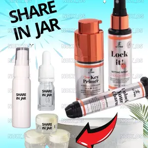 Share in Jar Lt Pro Lock it Series Key Primer , Setting Spray , Unlock Your Charm Moisturizer