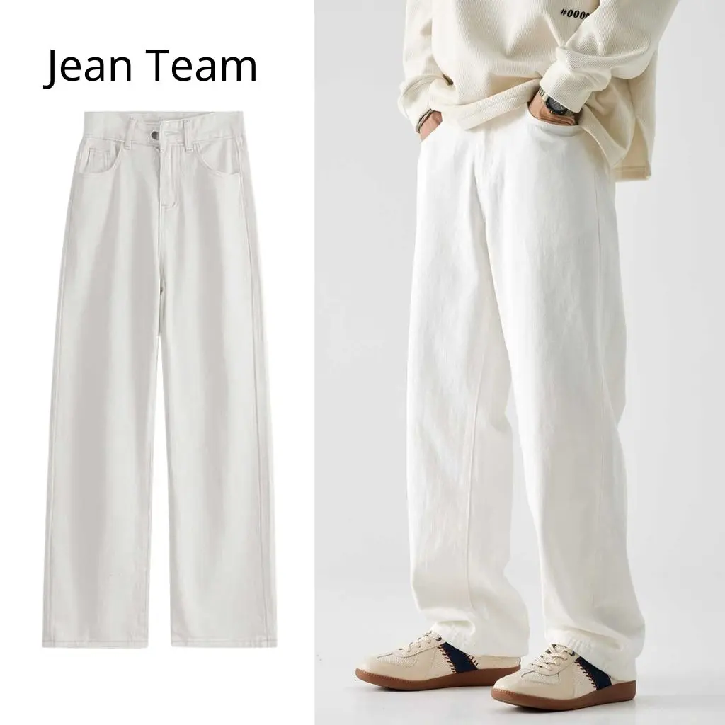 Quần Jean Nam Ống Suông Quần Baggy Nam Ống Suông Kiểu Dáng Xuông Form Chuẩn Hàn Quốc
