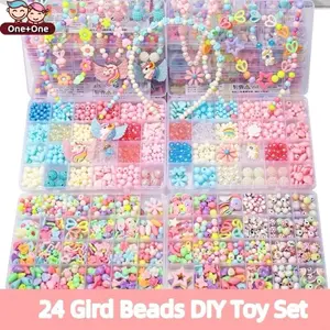 【COD】One+One Beaded diy Meronce gelang kalung Gantungan Mainan edukasi kreatifitas anak meronce gelang Toys paket diy banel manik 【COD】One+One Beaded diy Meronce gelang kalung Gantungan Mainan edukasi kreatifitas anak meronce gelang Toys paket diy banel manik