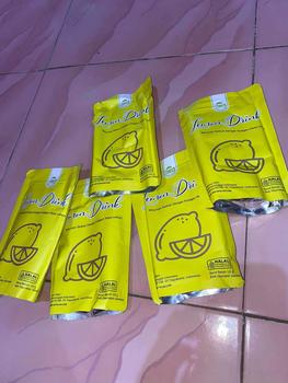Product Review of Mabello 5 Pouch Minuman Serbuk Lemon   glutathione Drink/ Free Sabun Cair/Bubuk/ Powder from 💙** 0