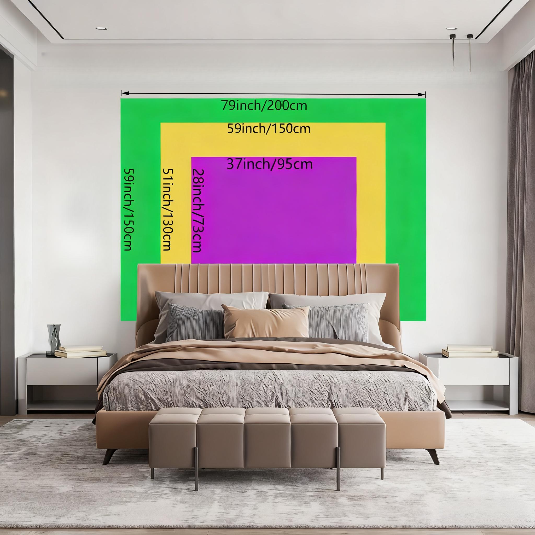 Karpet Gaya Hutan Hujan, Motif Poliester Cerah, Ukuran Besar, Cocok untuk Mendekorasi Ruang Tamu, Kamar Tidur, dan Asrama, Termasuk Klip Gantung, 1 Buah Seni Dinding Kamar Tidur Karpet Gaya Hutan Hujan, Motif Poliester Cerah, Ukuran Besar, Cocok untuk Mendekorasi Ruang Tamu, Kamar Tidur, dan Asrama, Termasuk Klip Gantung, 1 Buah Seni Dinding Kamar Tidur