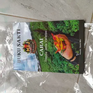 Buku sakti  mbj cabai segala jenis varietas full collor edisi ke 3 teebaru
