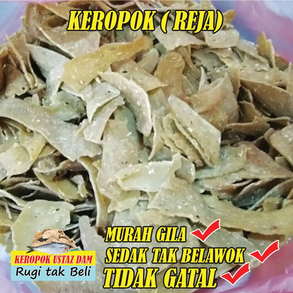 Keropok Reja dari Besut I 500 gram
