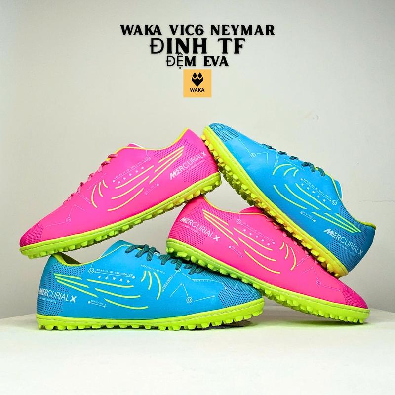 [TẶNG QUÀ] Giày bóng đá VIC6 đinh TF đệm EVA chuyên sân nhân tạo, Giày đá bóng VP16 ACADEMY đinh MG đệm EVA cho sân cỏ nhân tạo, có thể chơi cả sân tự nhiên (khâu full đế) Giày Thể Thao Đá Banh Sport