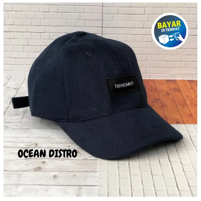 (COD) Topi Distro thanksinsomnia pria Rappel Original premium clip besi anti karat dan 3