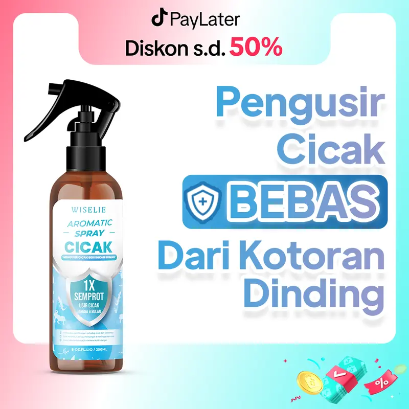 Wiselie Aromatic Spray Pengusir Cicak dengan Formula Dijamin Ampuh 100% Mengusir Cicak Secara Efektif Aman Tidak Meninggalkan Bau Menyengat Melindungi Rumah dari Cicak Menjaga Kebersihan Dinding Langit-Langit Tahan Lama obat  pengusir Cairan Pembasmi 2