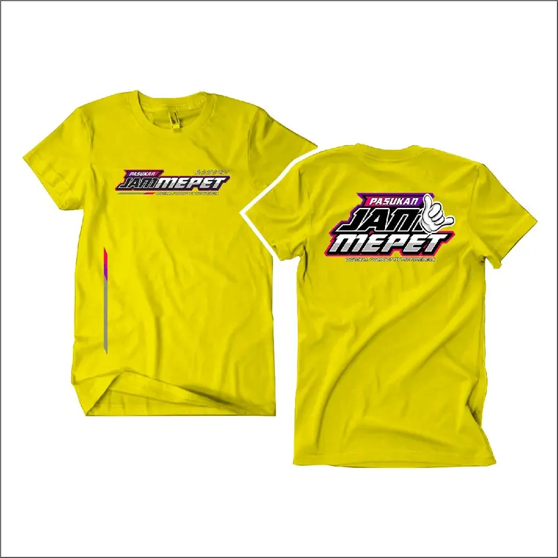 KAOS PASUKAN JAM MEPET FREE STIKER Katun Combed Distro kaos kata jawa 6