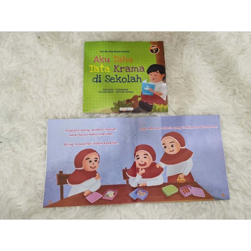 [FELIZKIDS] [BK30] Buku cerita bergambar anak SERI AKU MASUK SEKOLAH 3